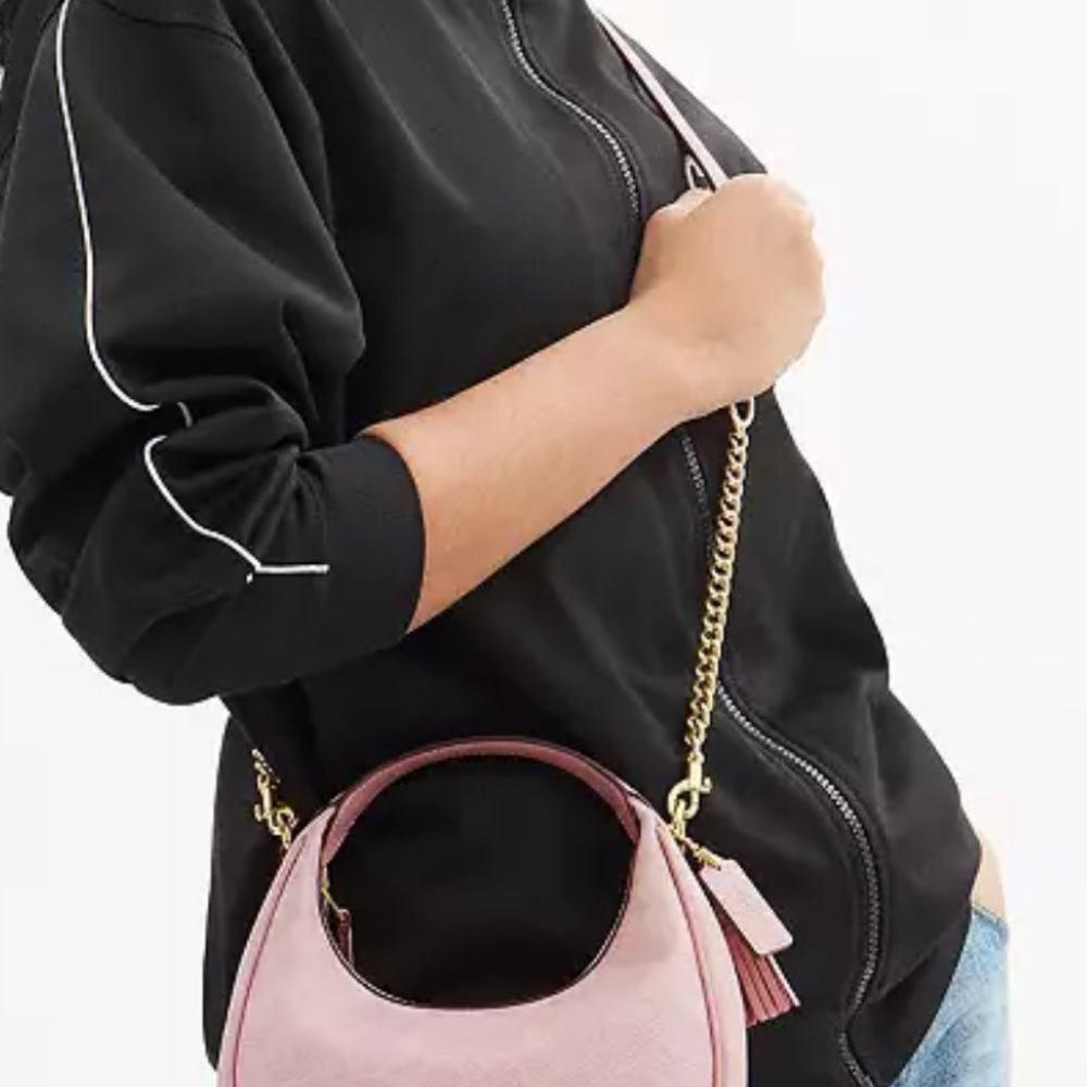 💖NWT COACH CARMEN MINI CROSSBODY BAG IN PINK - Picture 4 of 4